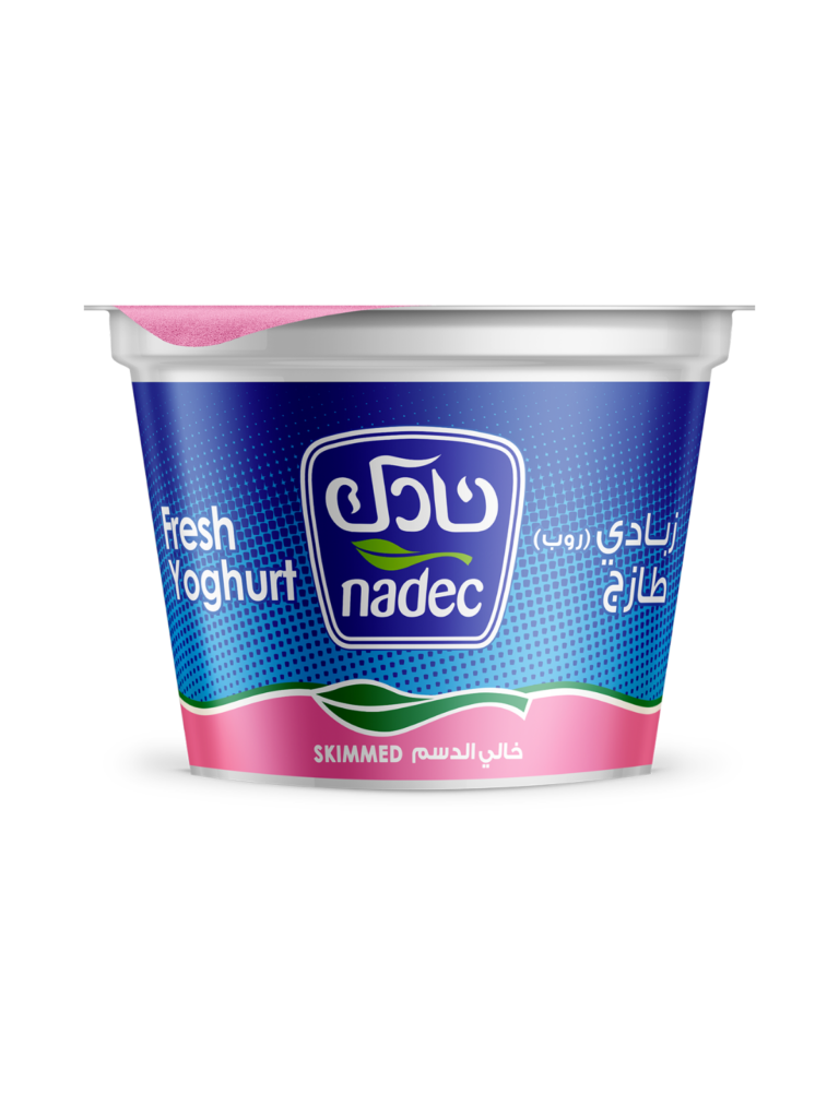 زبادي خالي الدسم - skimmed yogurt